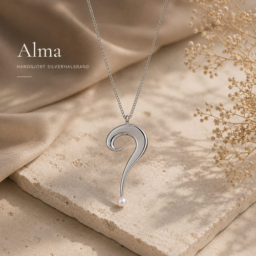 Alma - Handgjort silverhalsband - Skelin Silver