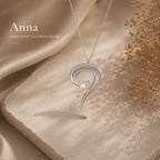 Anna - Handgjort silverhalsband - Skelin Silver