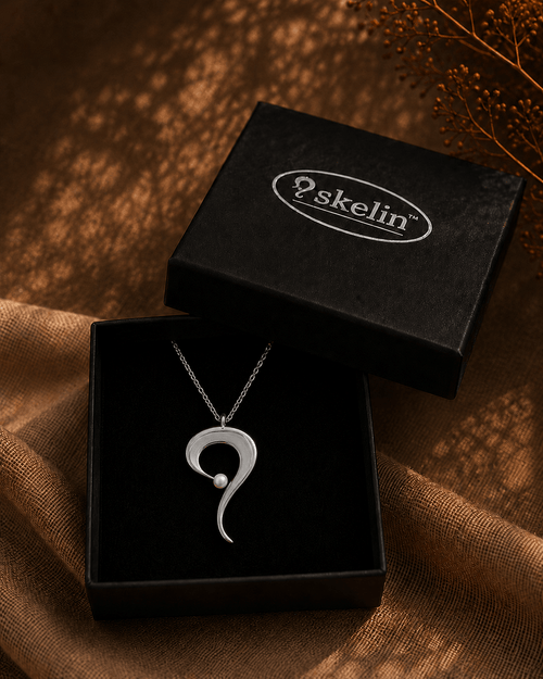Anna - Handgjort silverhalsband - Skelin Silver