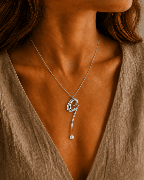 Emma - Handgjort silverhalsband - Skelin Silver