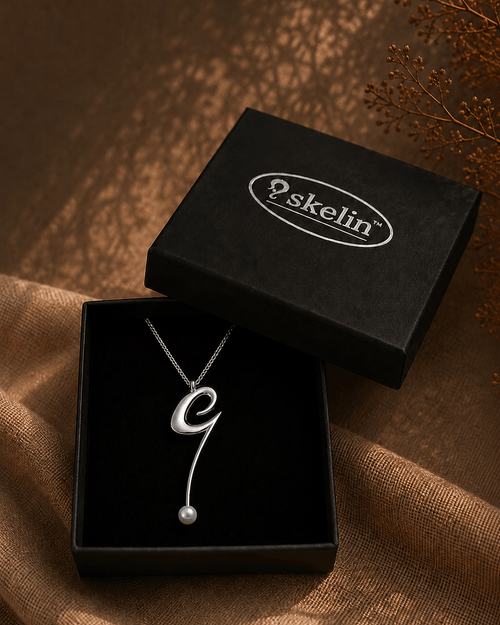 Emma - Handgjort silverhalsband - Skelin Silver