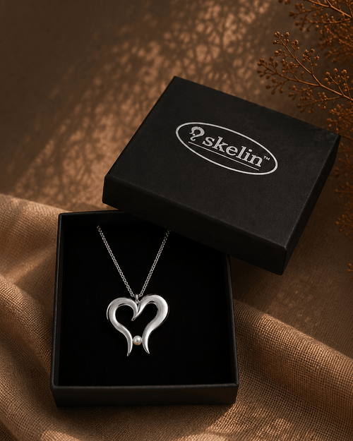 Eva - Handgjort silverhalsband - Skelin Silver