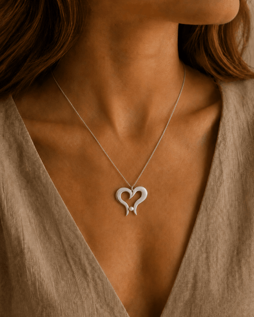 Eva - Handgjort silverhalsband - Skelin Silver