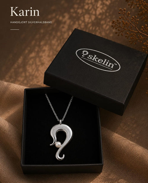 Karin - Handgjort silverhalsband - Skelin Silver