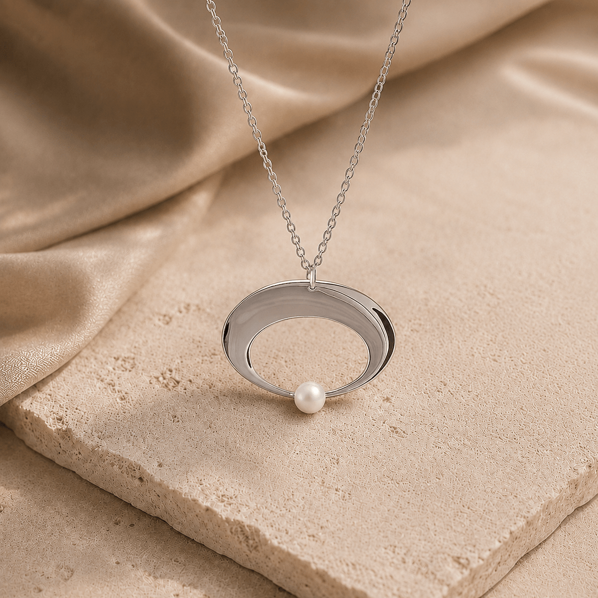 Maria - Halsband i 925 sterlingsilver - Skelin Silver