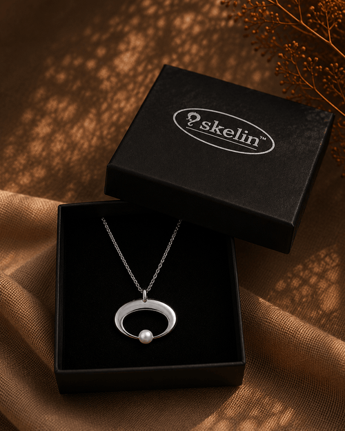 Maria - Handgjort silverhalsband - Skelin Silver